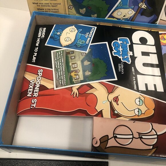 Clue Family Guy Board Game Collector's Edition Hasbro 100% Complete - Picture 4 of 8